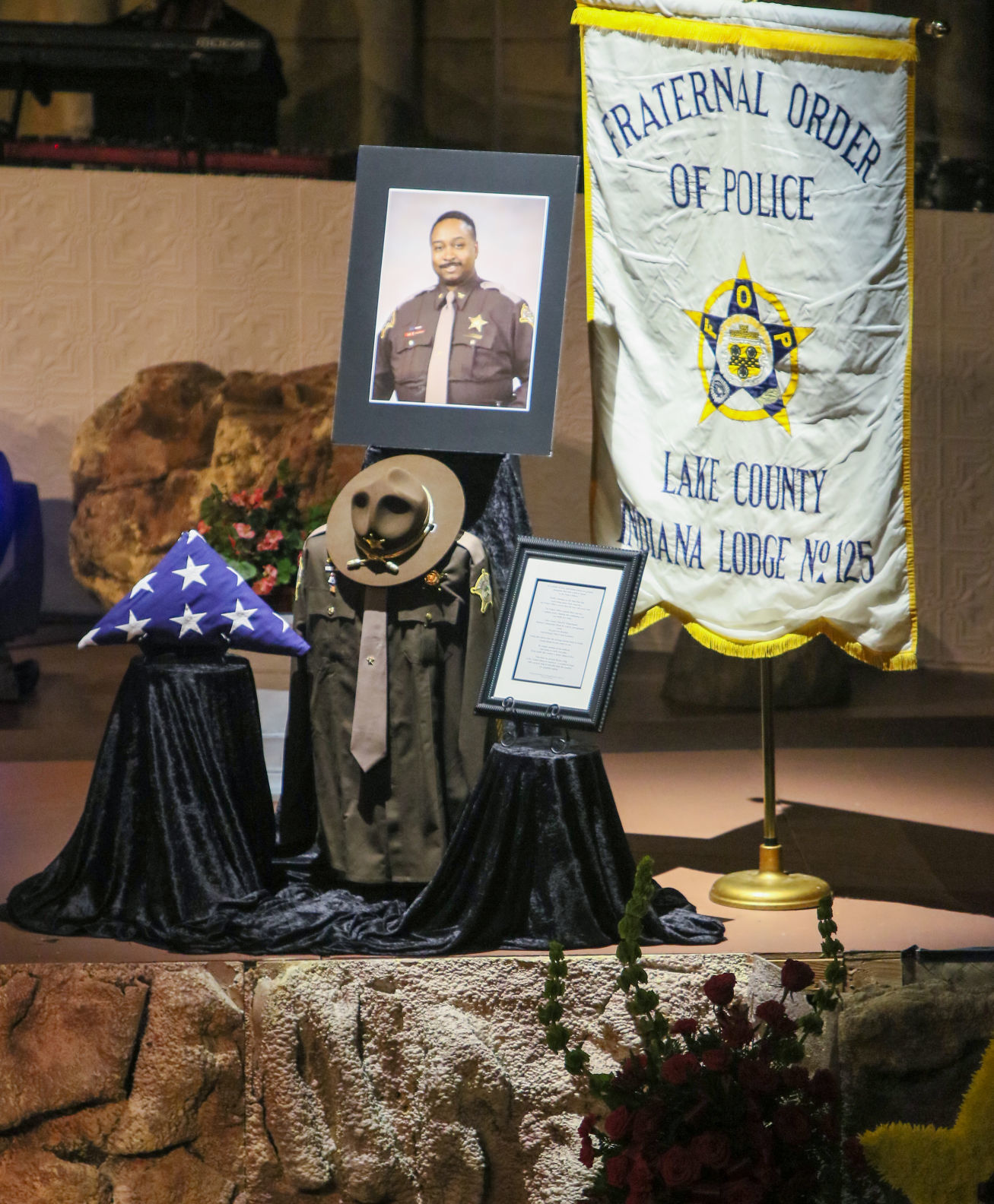 Visitation and funeral of retired Officer Ryan Askew